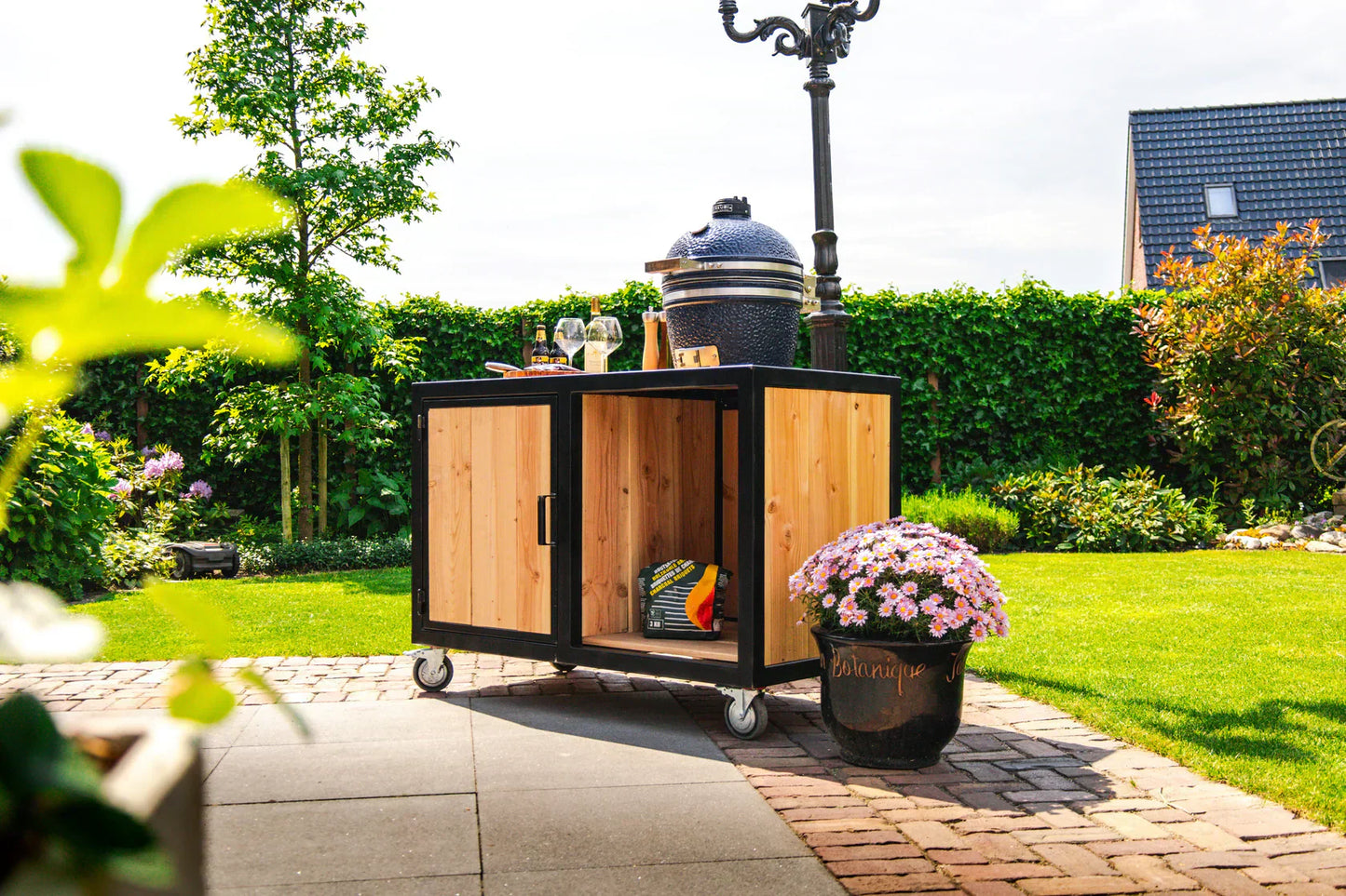 Big Green Egg Outdoor Kitchen Timber