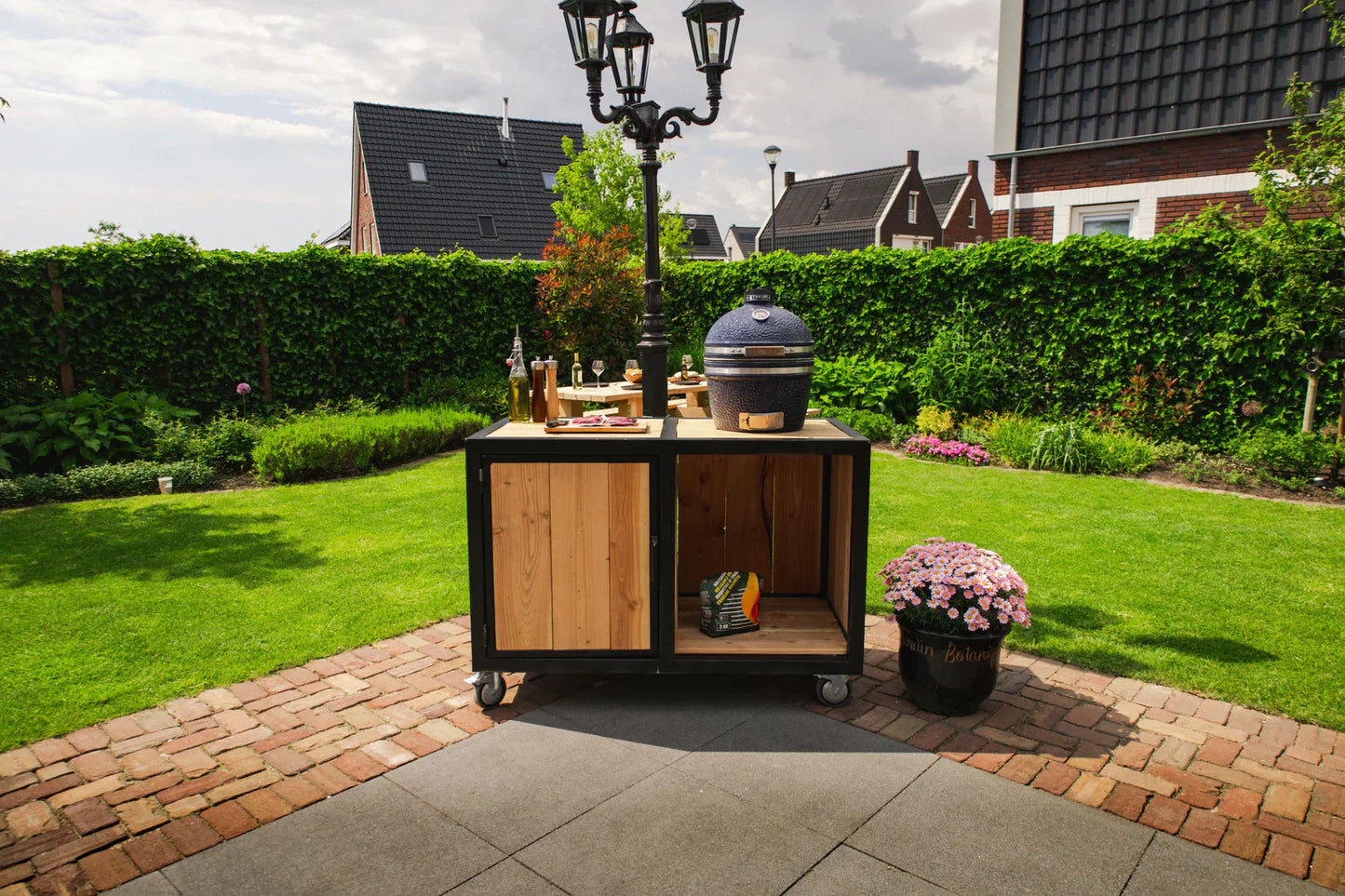 Big Green Egg Outdoor Kitchen Timber