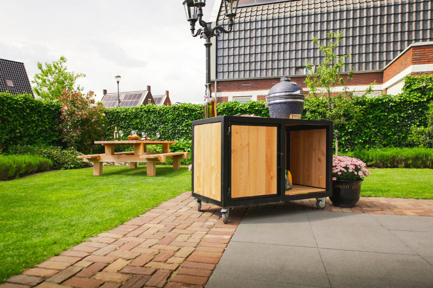 Big Green Egg Outdoor Kitchen Timber