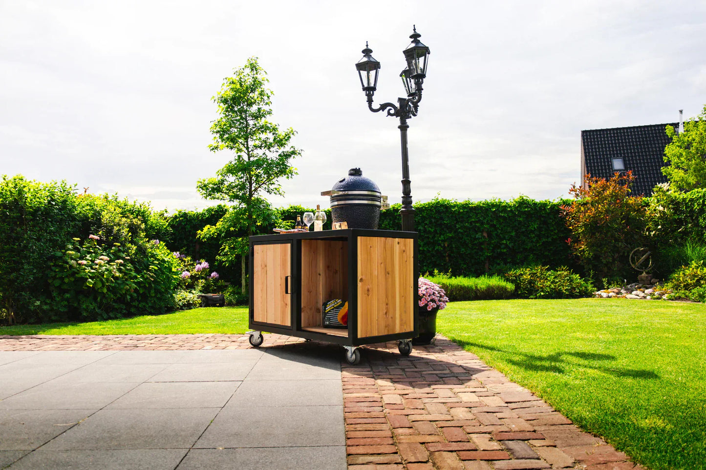 Big Green Egg Outdoor Kitchen Timber
