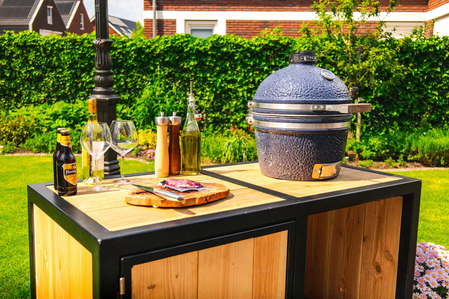 Big Green Egg Outdoor Kitchen Timber