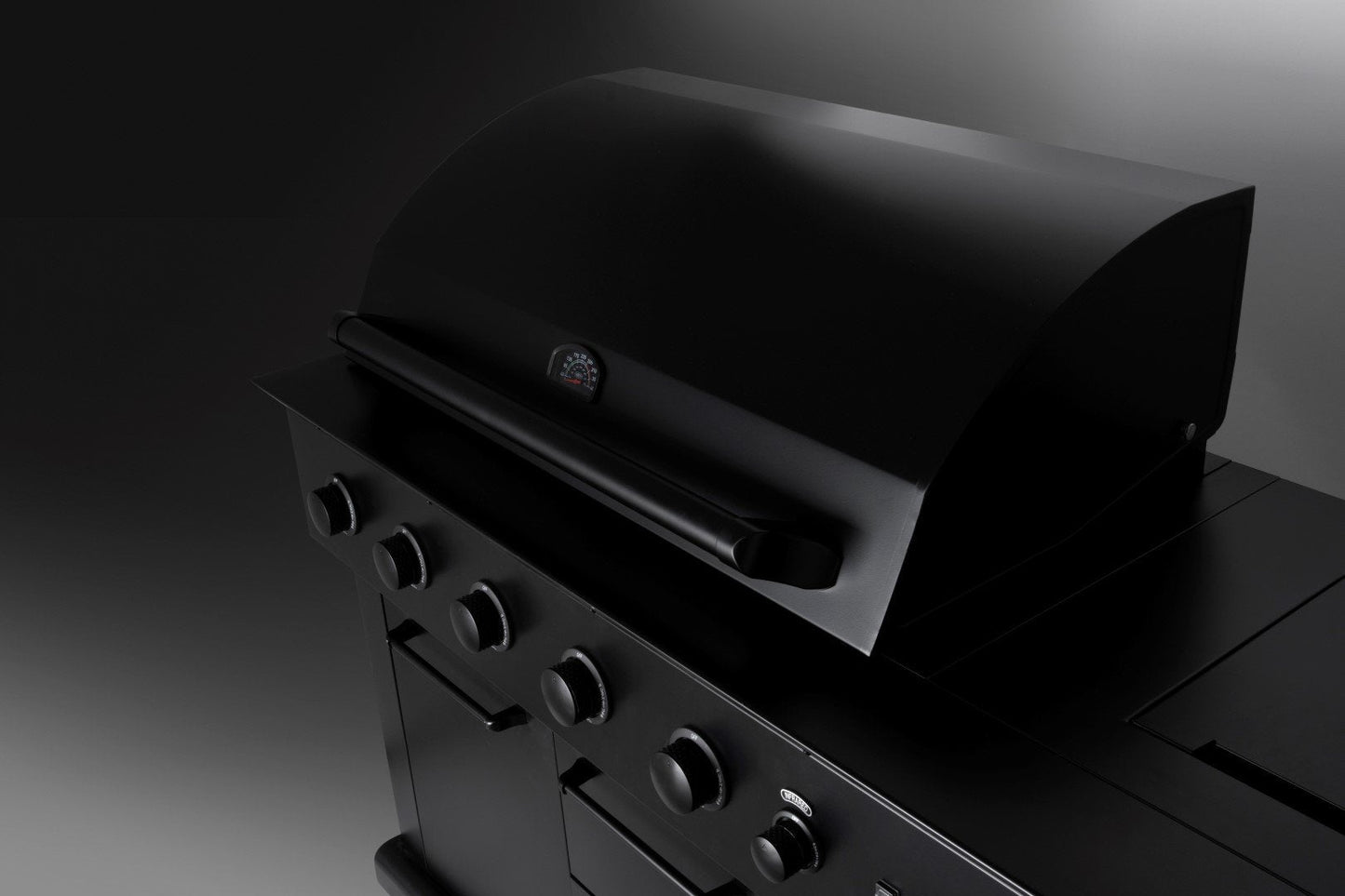 Boretti Luciano Black Outdoor Kitchen with Integrated Refrigerator